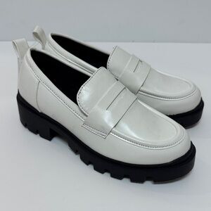 Dolce Vita Kids White Slip-On Loafers